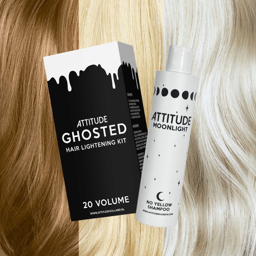 Attitude Hair Dye - The Essential Hair Lightening Routine Kit de teintures capillaires semipermanentes - Blanc